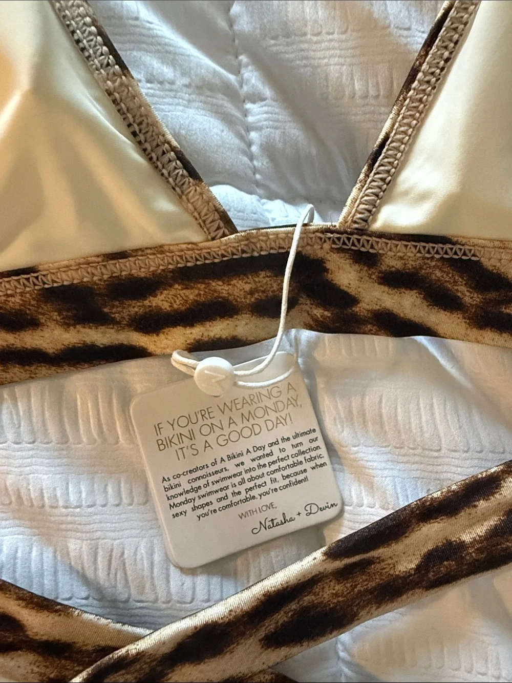 Monday Swimwear Somerset Top in Leopard